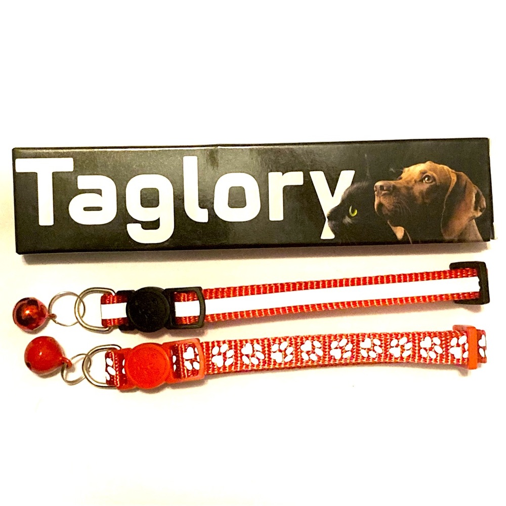 NWT Cat Collars- Red (2pk)